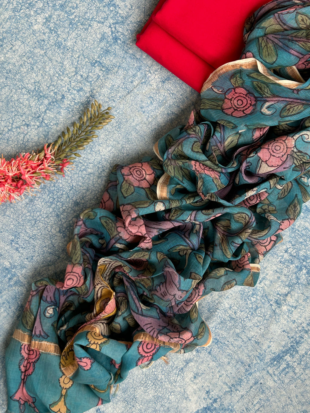 Handwoven Handcrafted Kalamkari Set