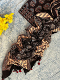 Natural Dyes Handblock Ajrakh Cotton Suit