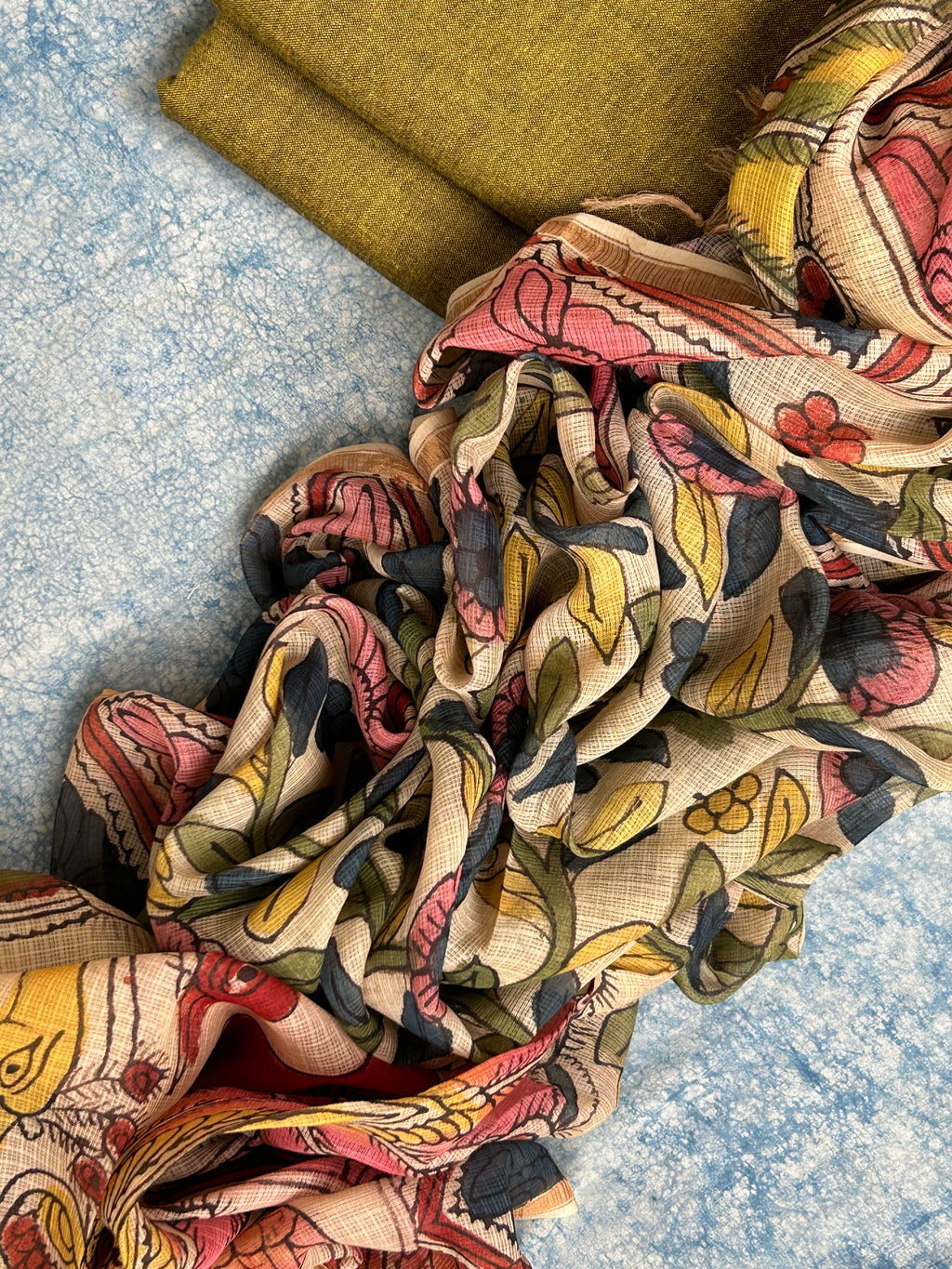 Handwoven Handcrafted Kalamkari Set