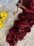 Handwoven Maheshwari Kurta Dupatta Set