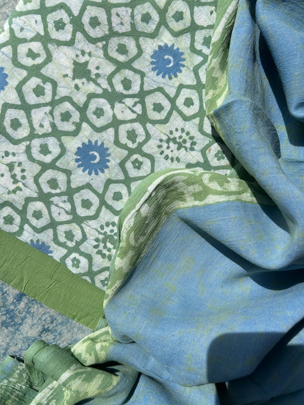 Handblock Batik Cotton Suit