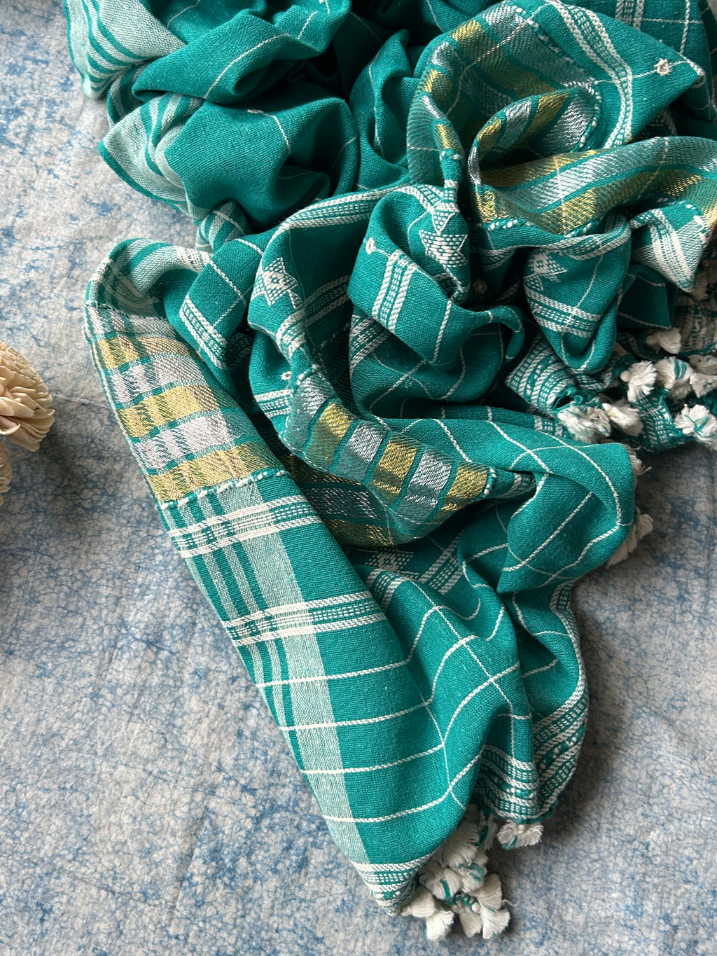 Megha - Handwoven Bhujodi Kala Cotton Set