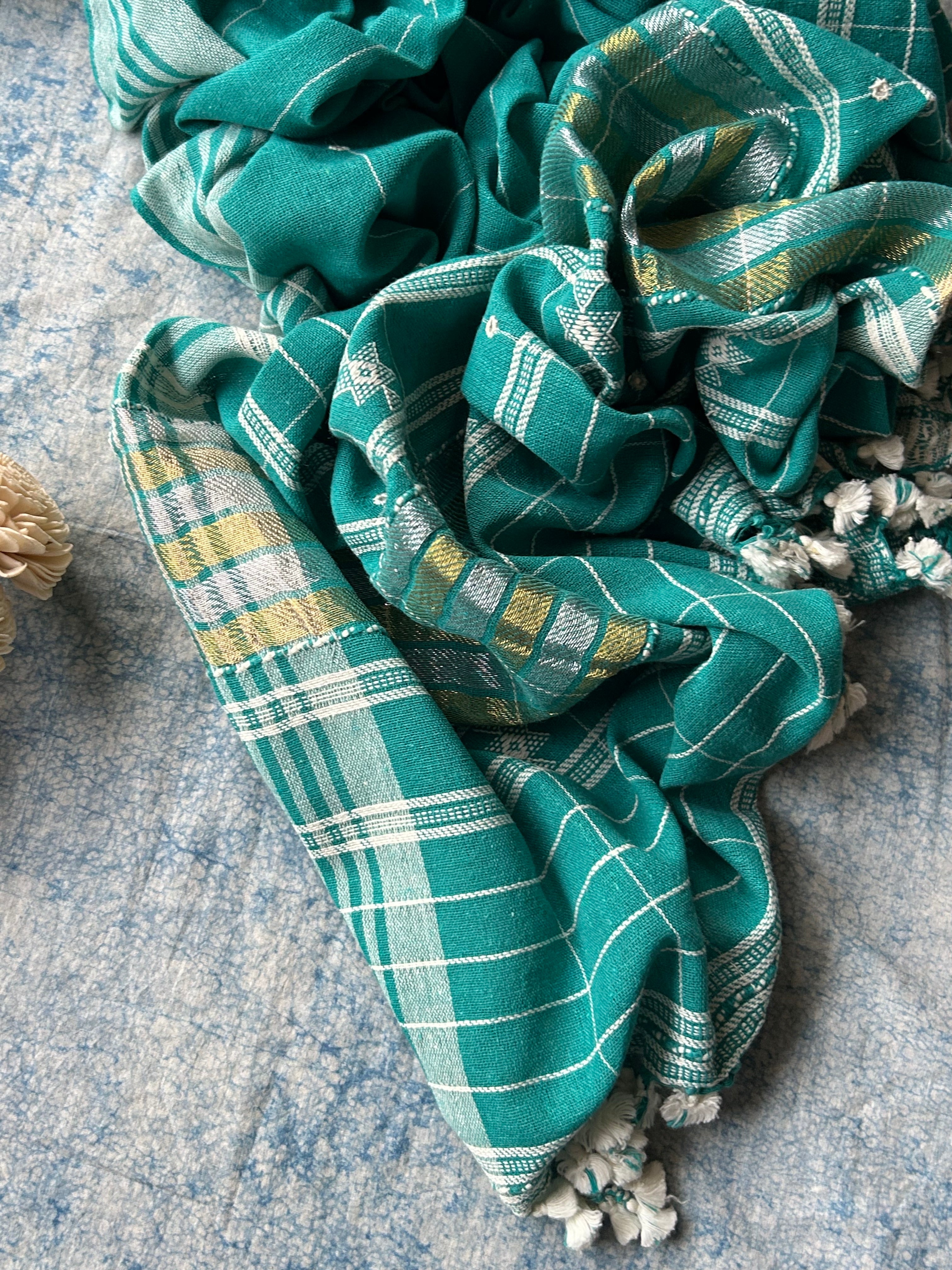 Megha - Handwoven Bhujodi Kala Cotton Set