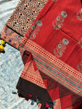 Natural Dyes Handblock Ajrakh Cotton Suit