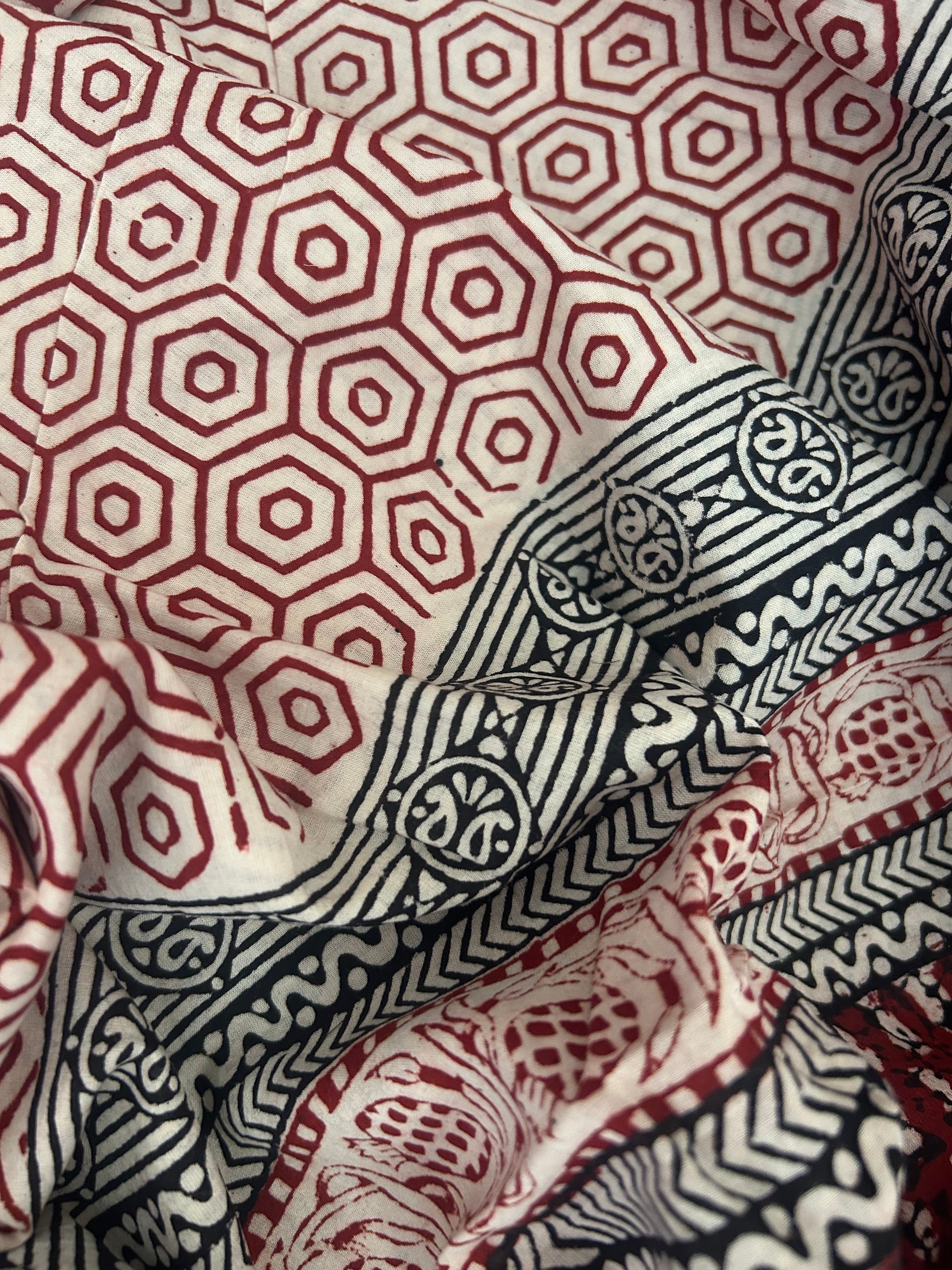 Natural Dyed Bagh Block Print Cotton Suit