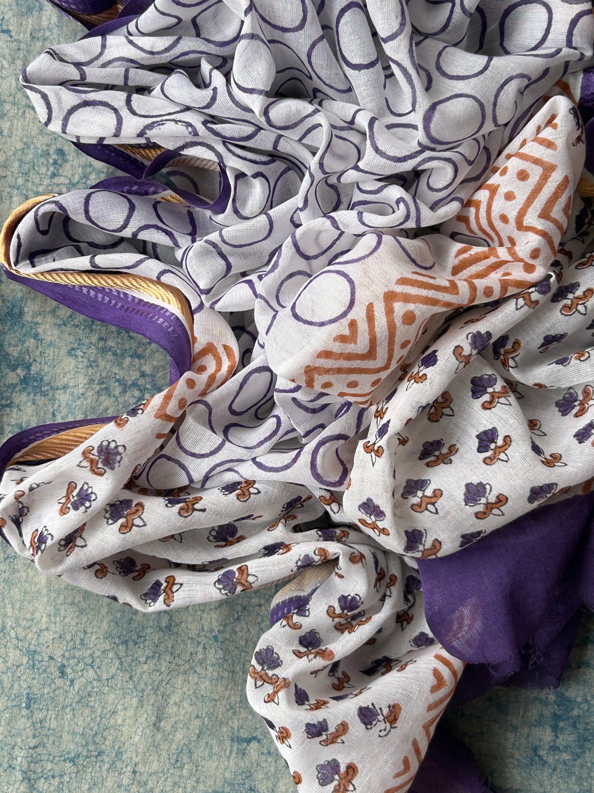 Handblock Azo-free Dye Cotton Suit Set