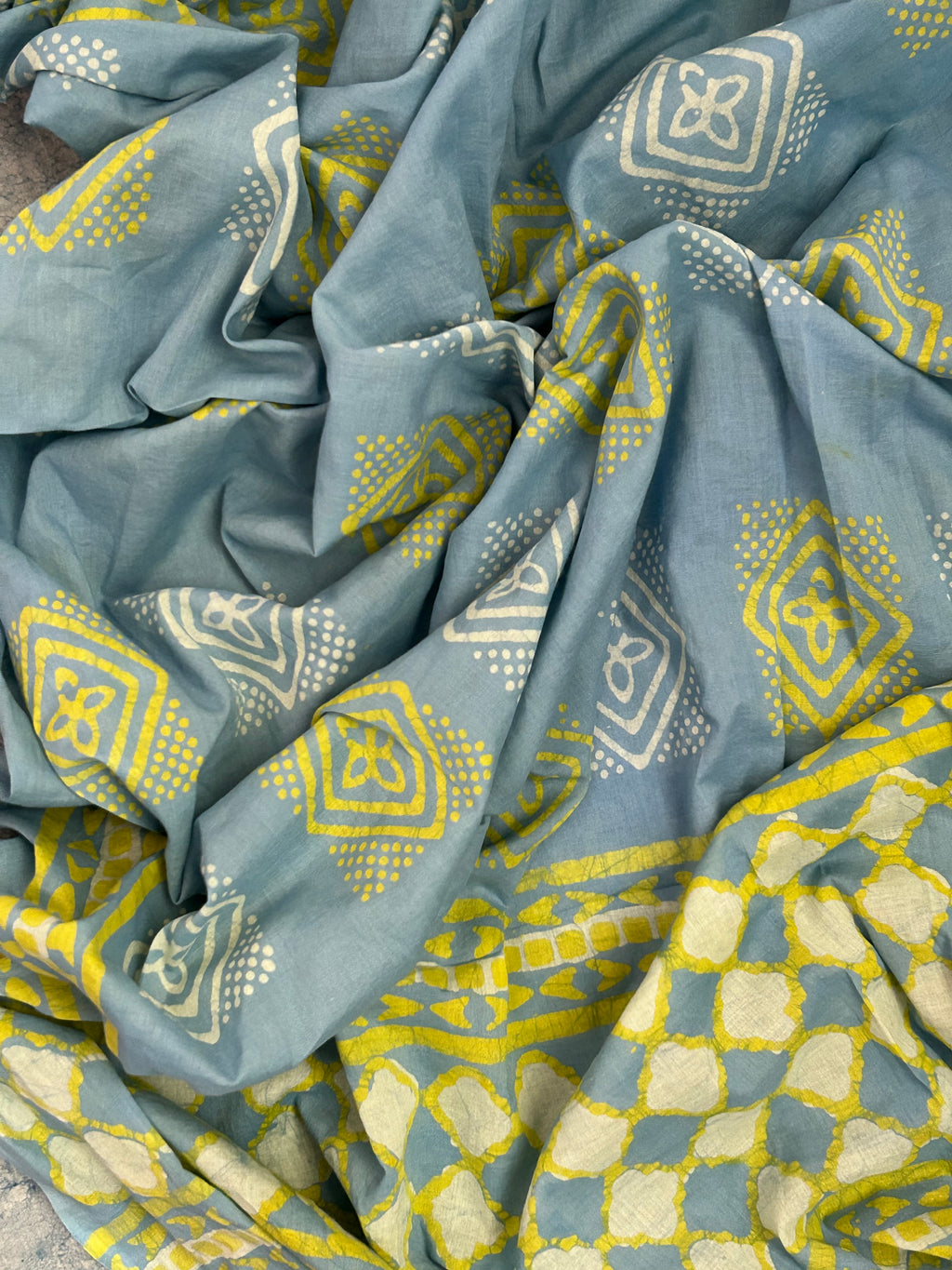 Handblock Batik Cotton Suit