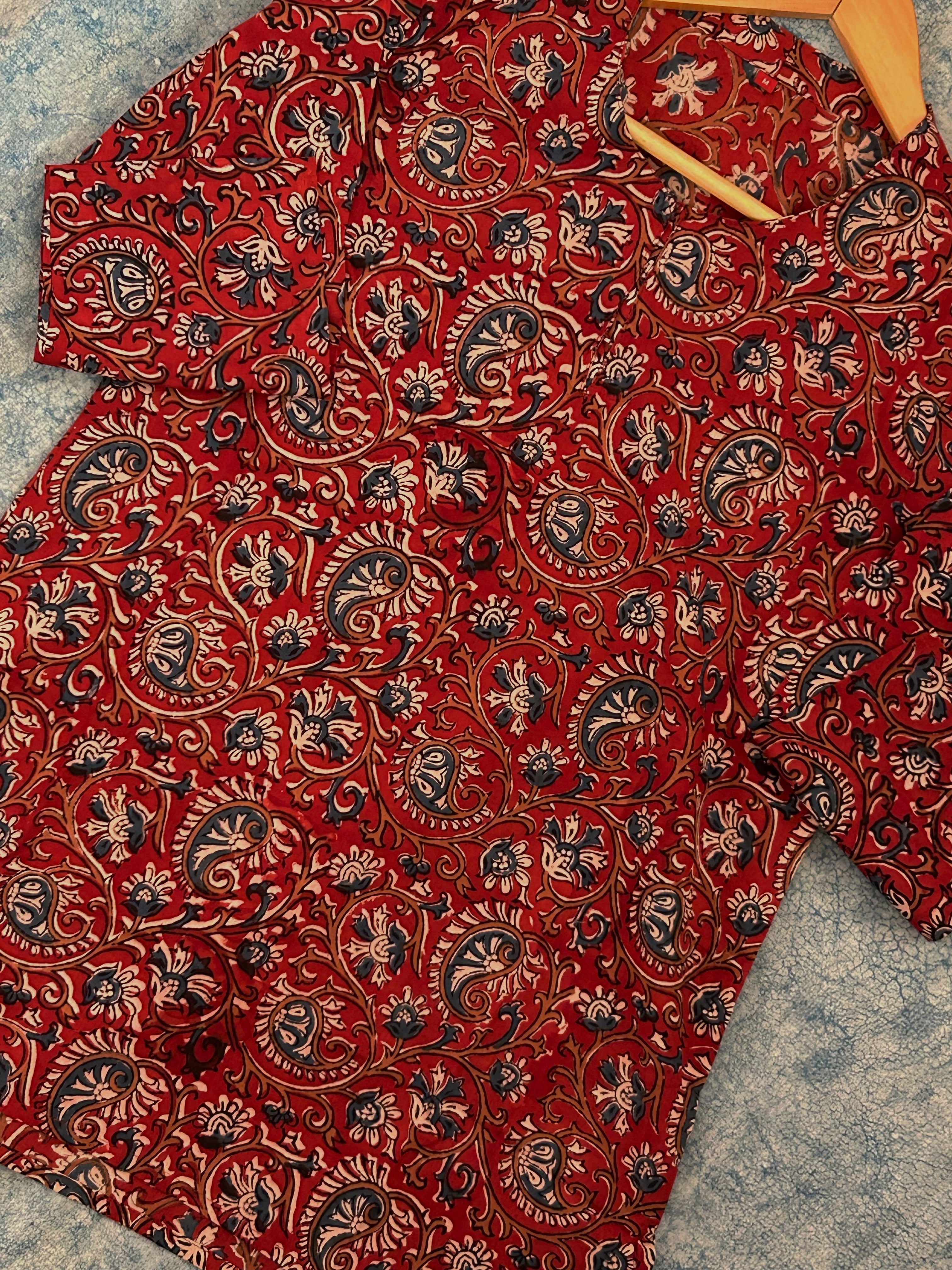 Handblock Cotton Kurta
