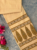 Natural Dyes Hand Block Ajrakh Dupatta