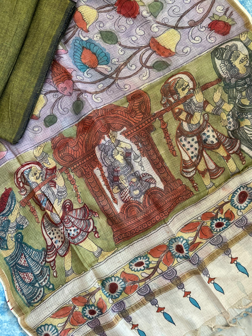 Handwoven Handcrafted Kalamkari Set