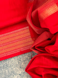 Handwoven Maheshwari Kurta Dupatta Set