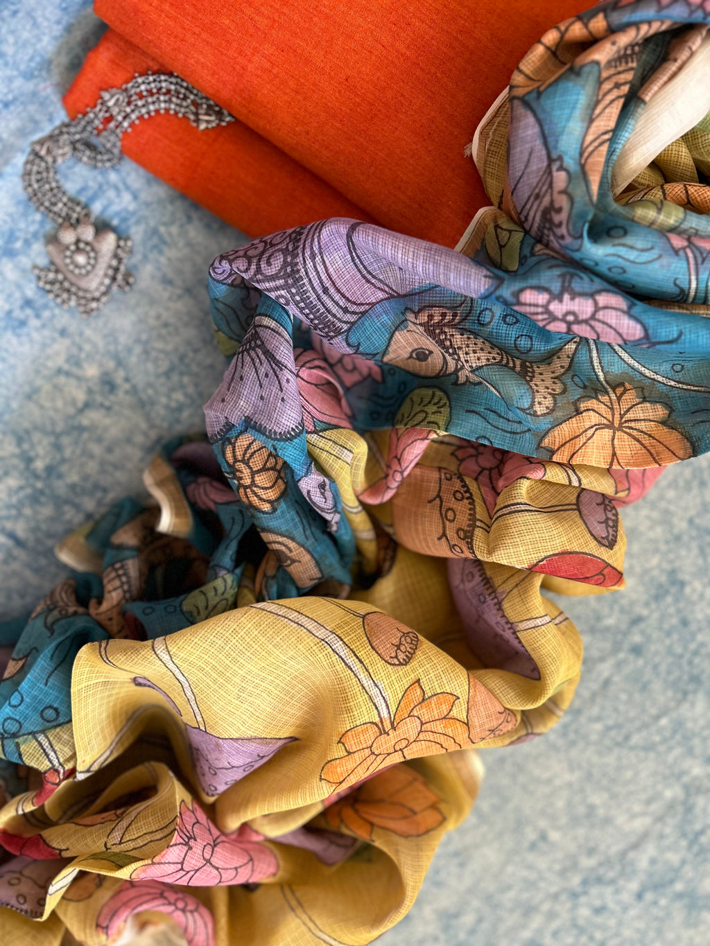 Handwoven Handcrafted Kalamkari Set