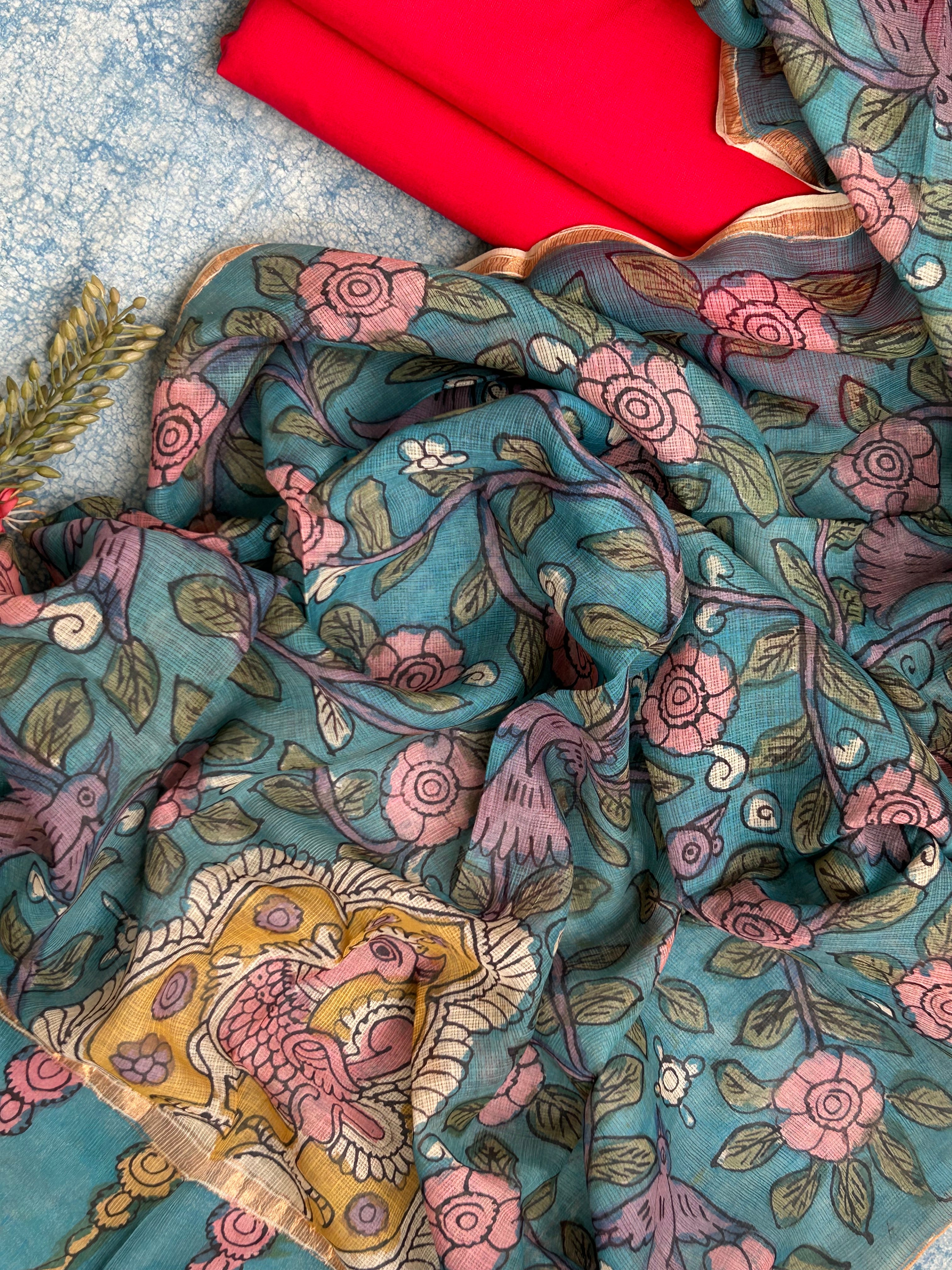 Handwoven Handcrafted Kalamkari Set