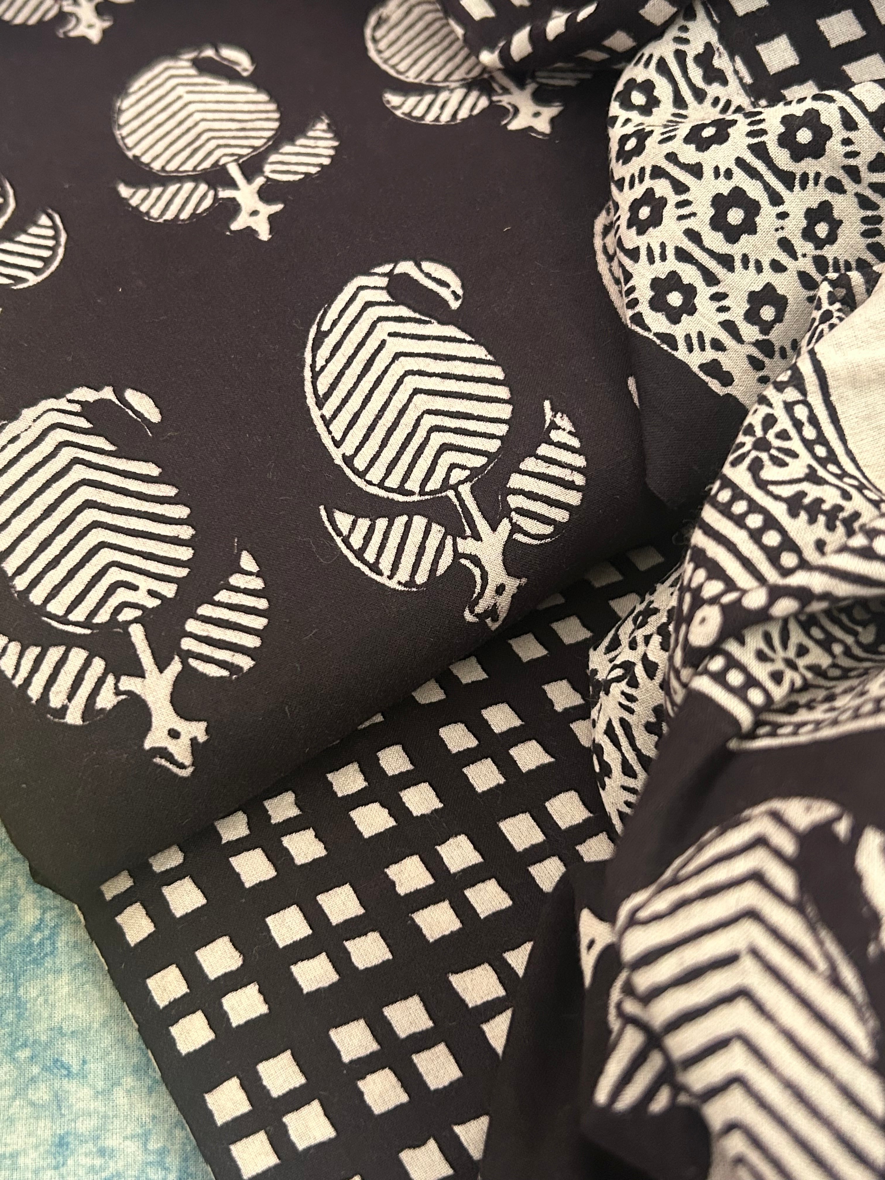 Natural Dyed Bagh Block Print Cotton Suit