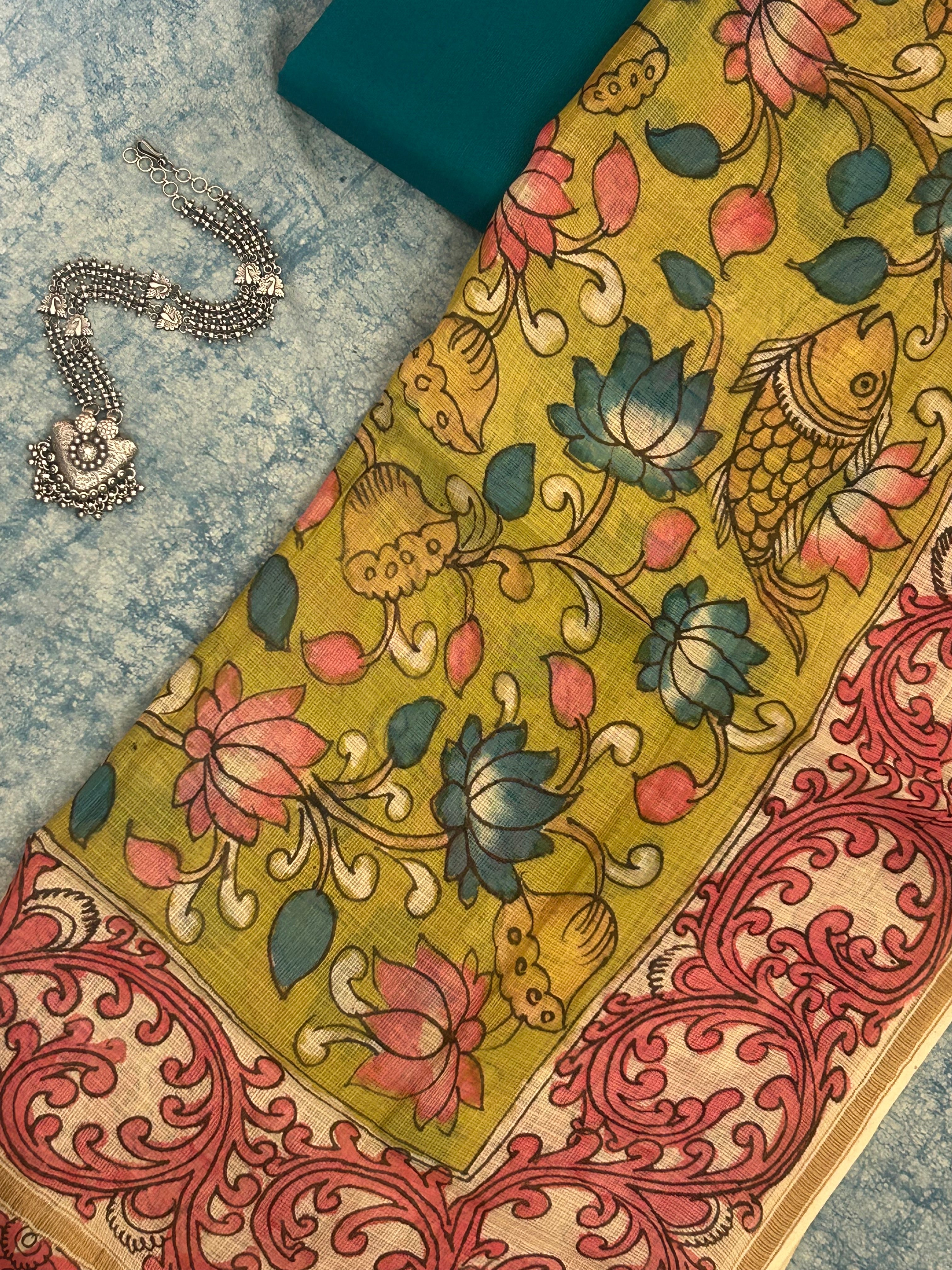 Handwoven Handcrafted Kalamkari Set