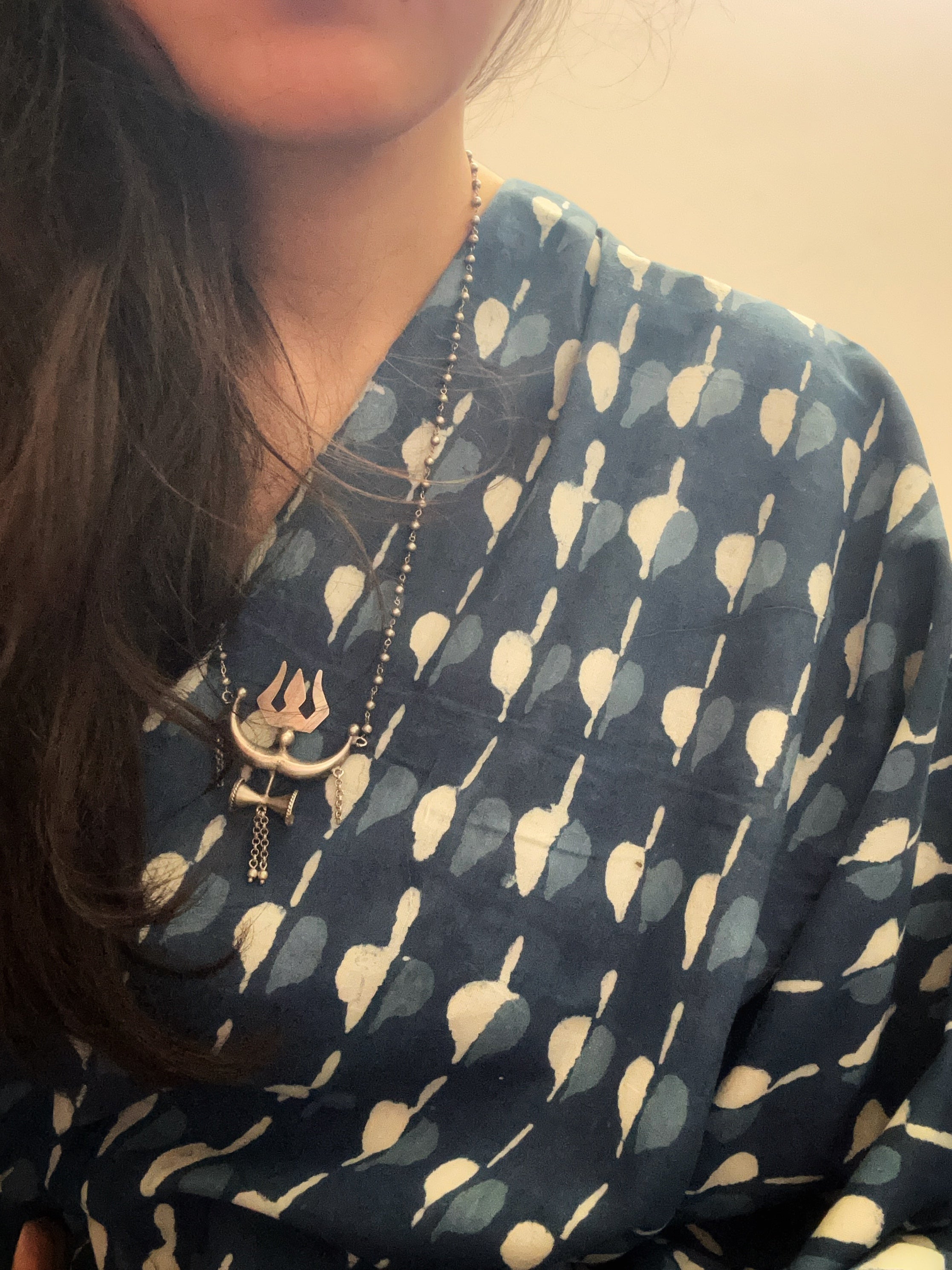 Handblock Daboo Print 2.5m Cotton Fabric