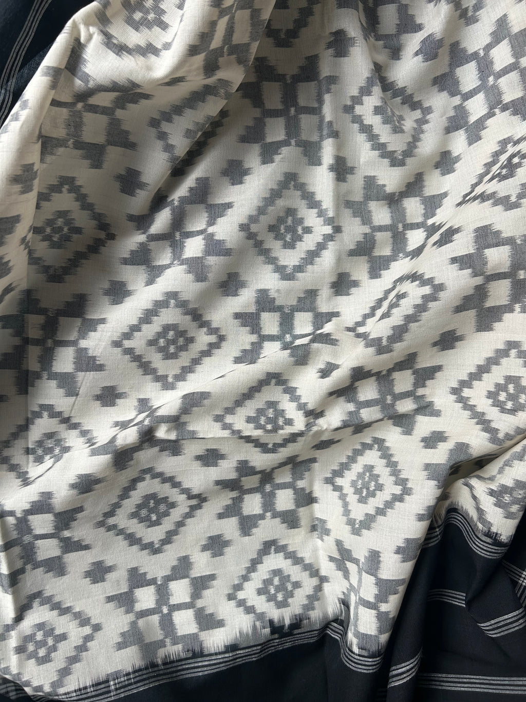 Handwoven Ikat Kurta Dupatta Set