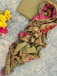 Handwoven Bengal Jamdani Kurta Dupatta set