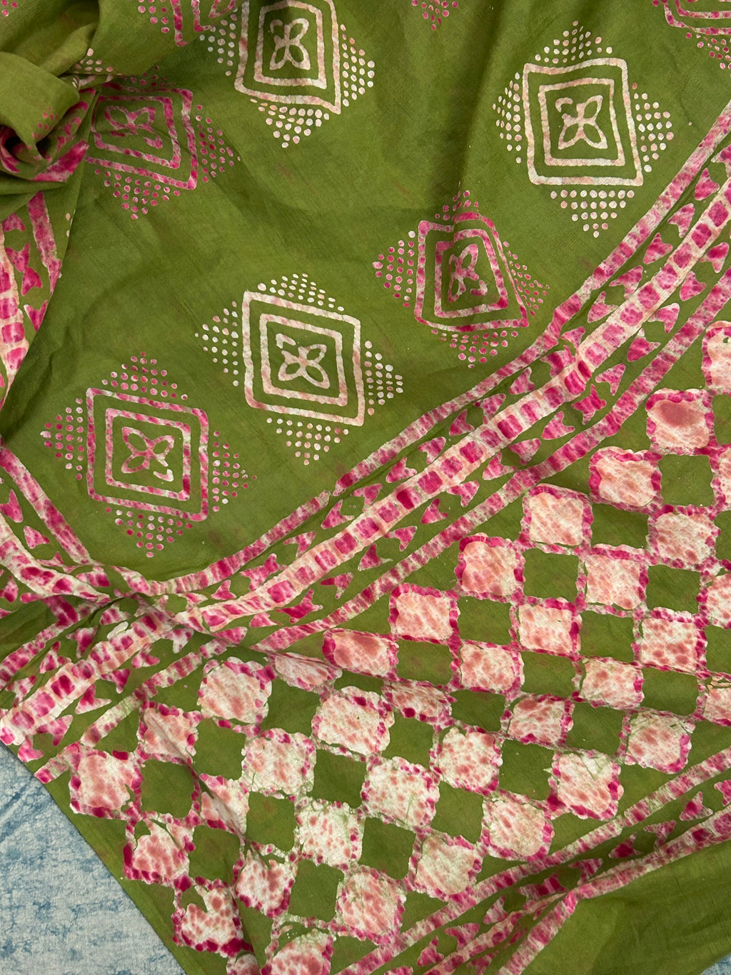Handblock Batik Cotton Suit