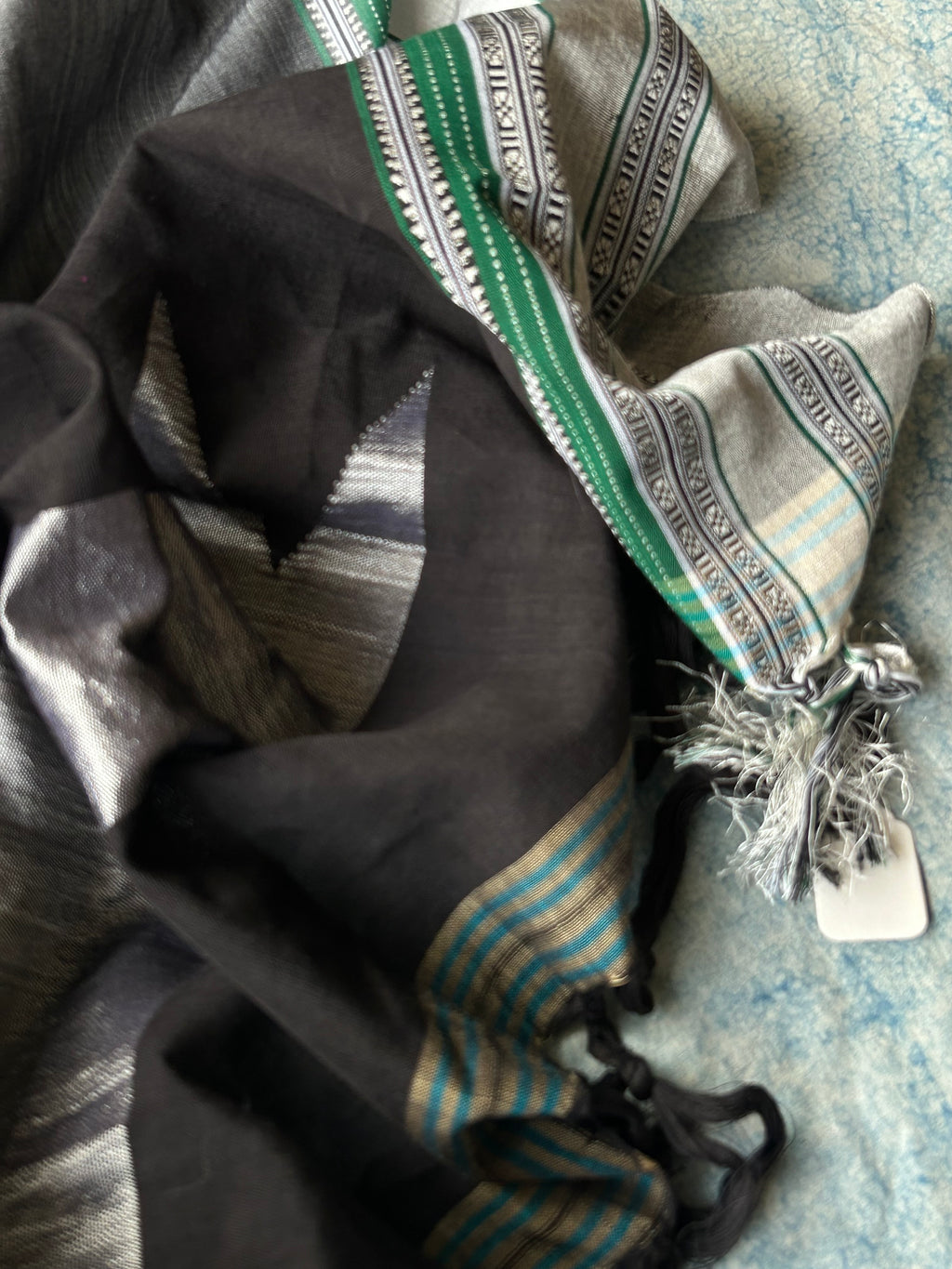 Utsav - Handwoven Telangana cotton and Ilkal Dupatta Set