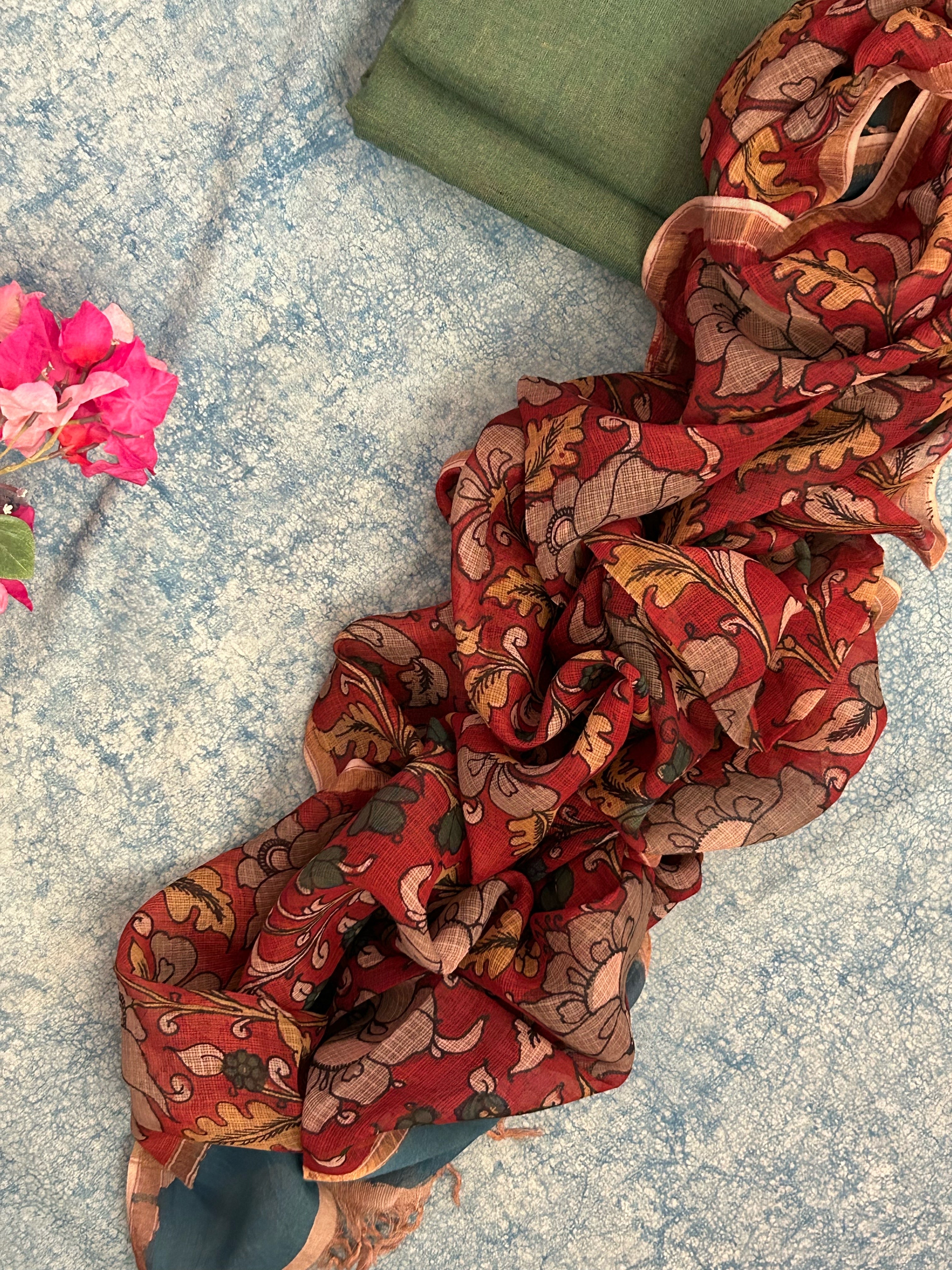Handwoven Handcrafted Kalamkari Set