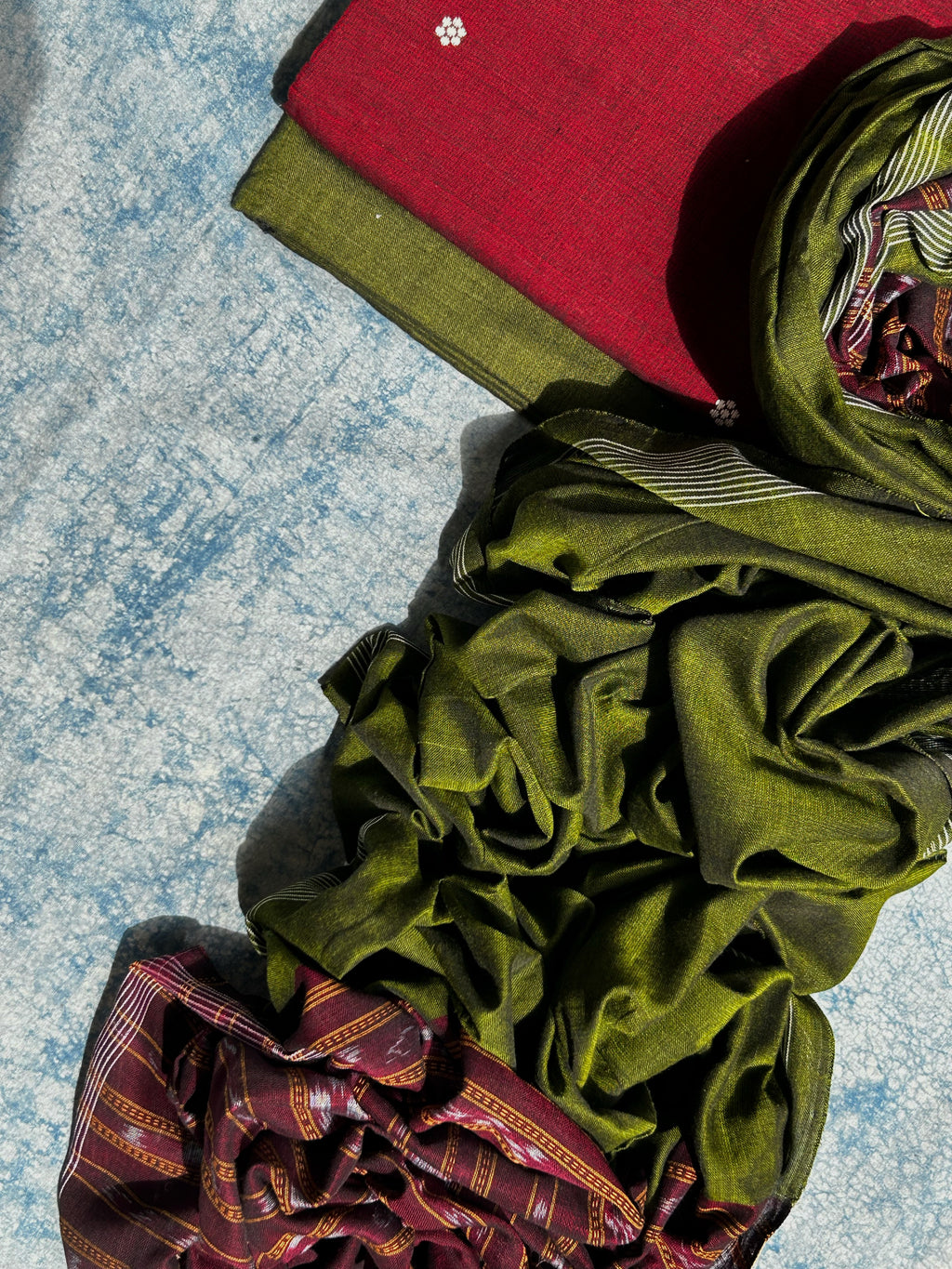 Handwoven Nuapatna Cotton Suit
