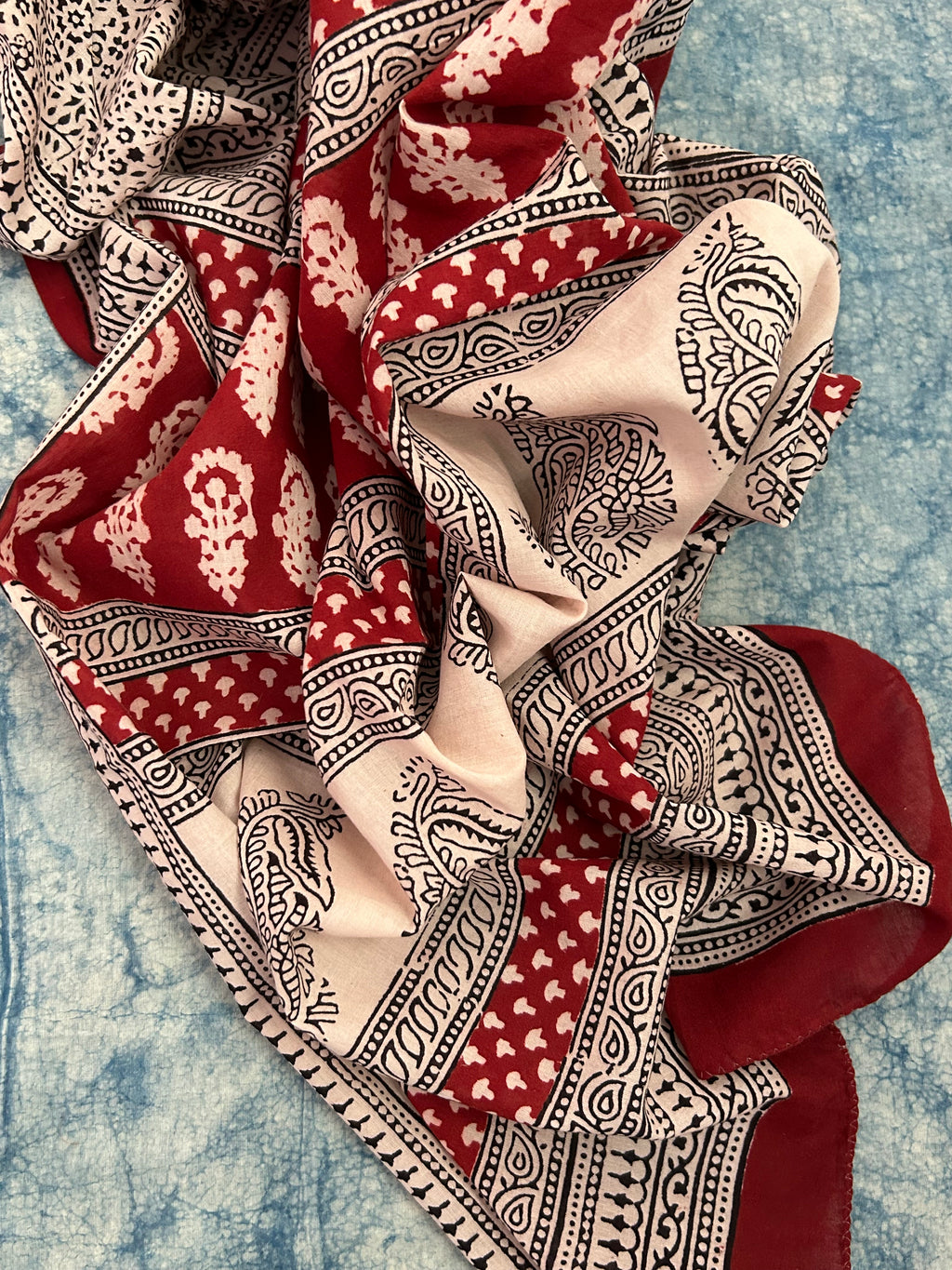 Natural Dyed Bagh Block Print Cotton Suit