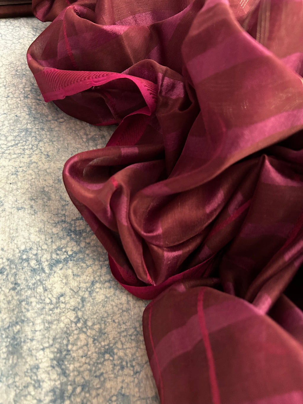 Handwoven Maheshwari Kurta Dupatta Set