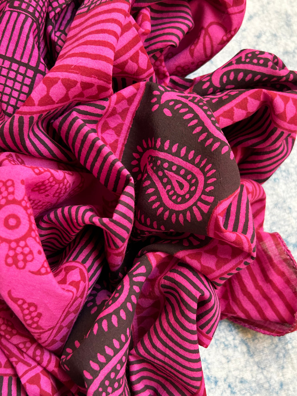 Natural Dyed Bagh Block Print Cotton Suit