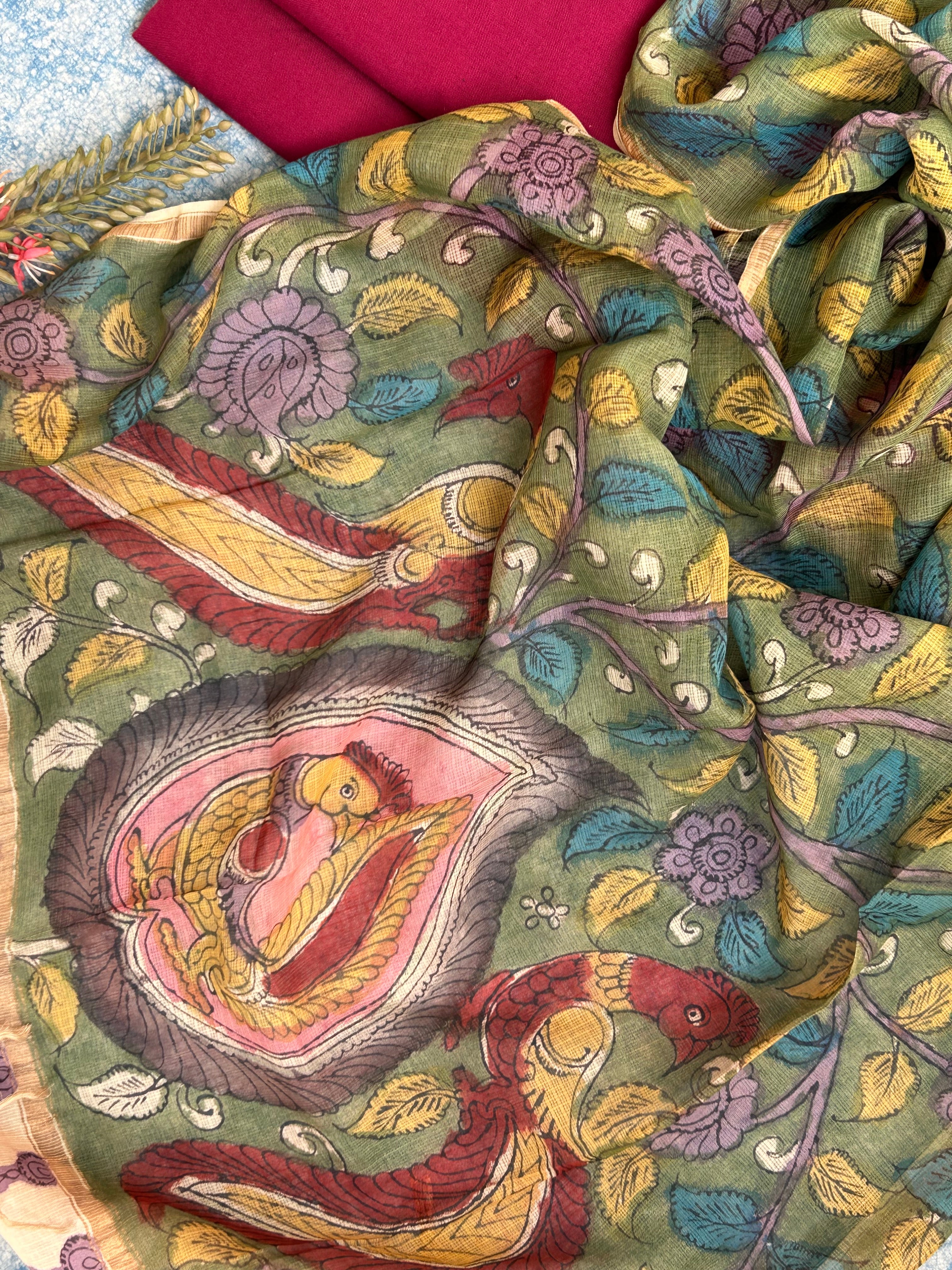 Handwoven Handcrafted Kalamkari Set