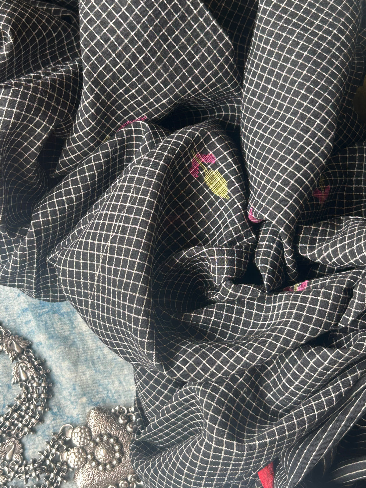 Mrida - Handwoven Bengal Jamdani Kurta Dupatta set