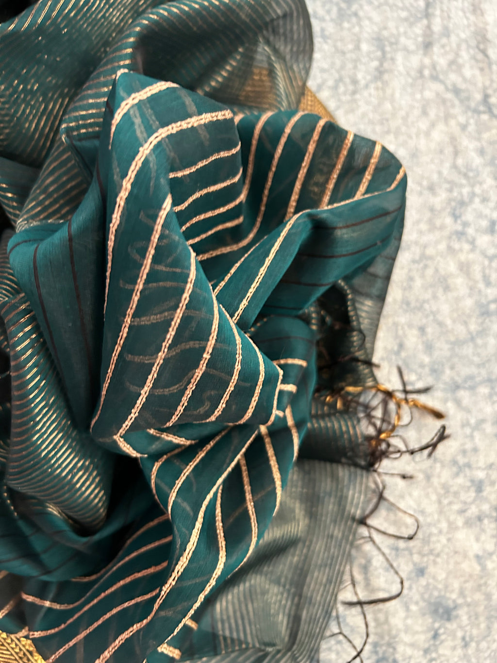 Handwoven Maheshwari Kurta Dupatta Set