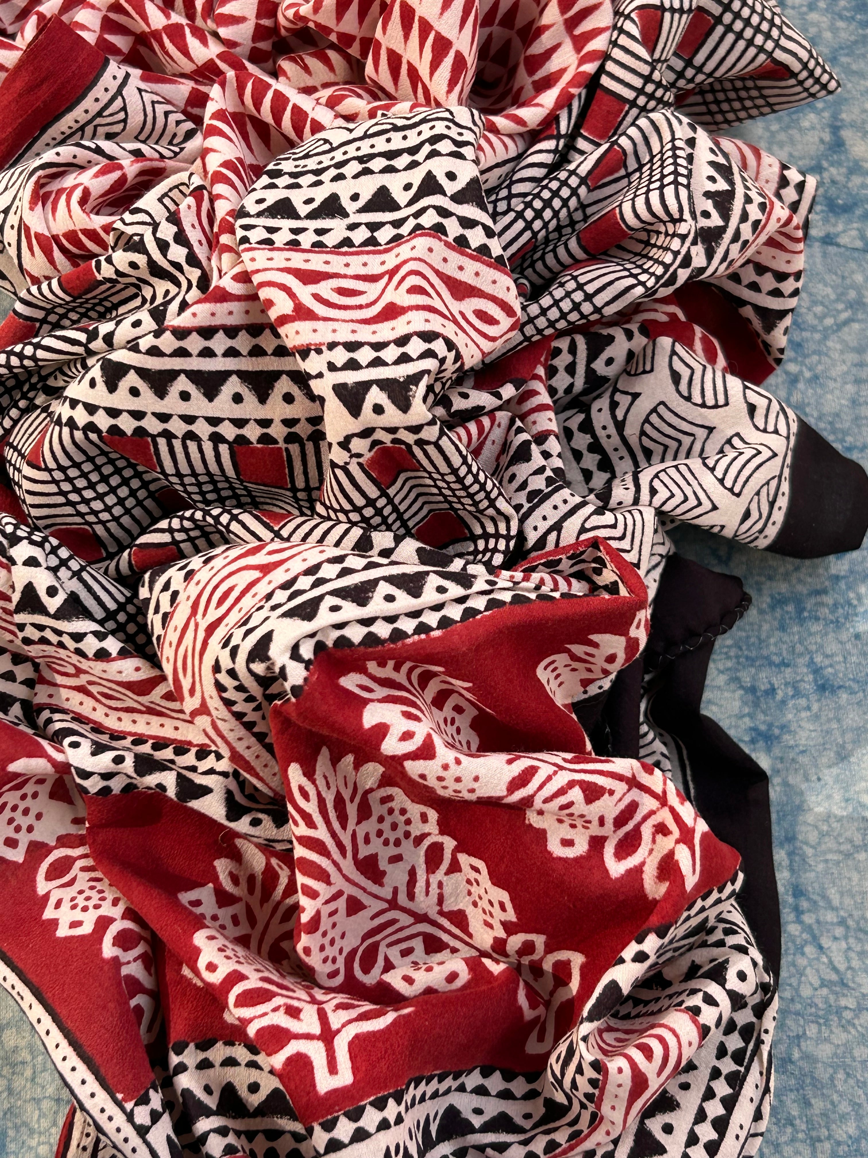 Natural Dyed Bagh Block Print Cotton Suit