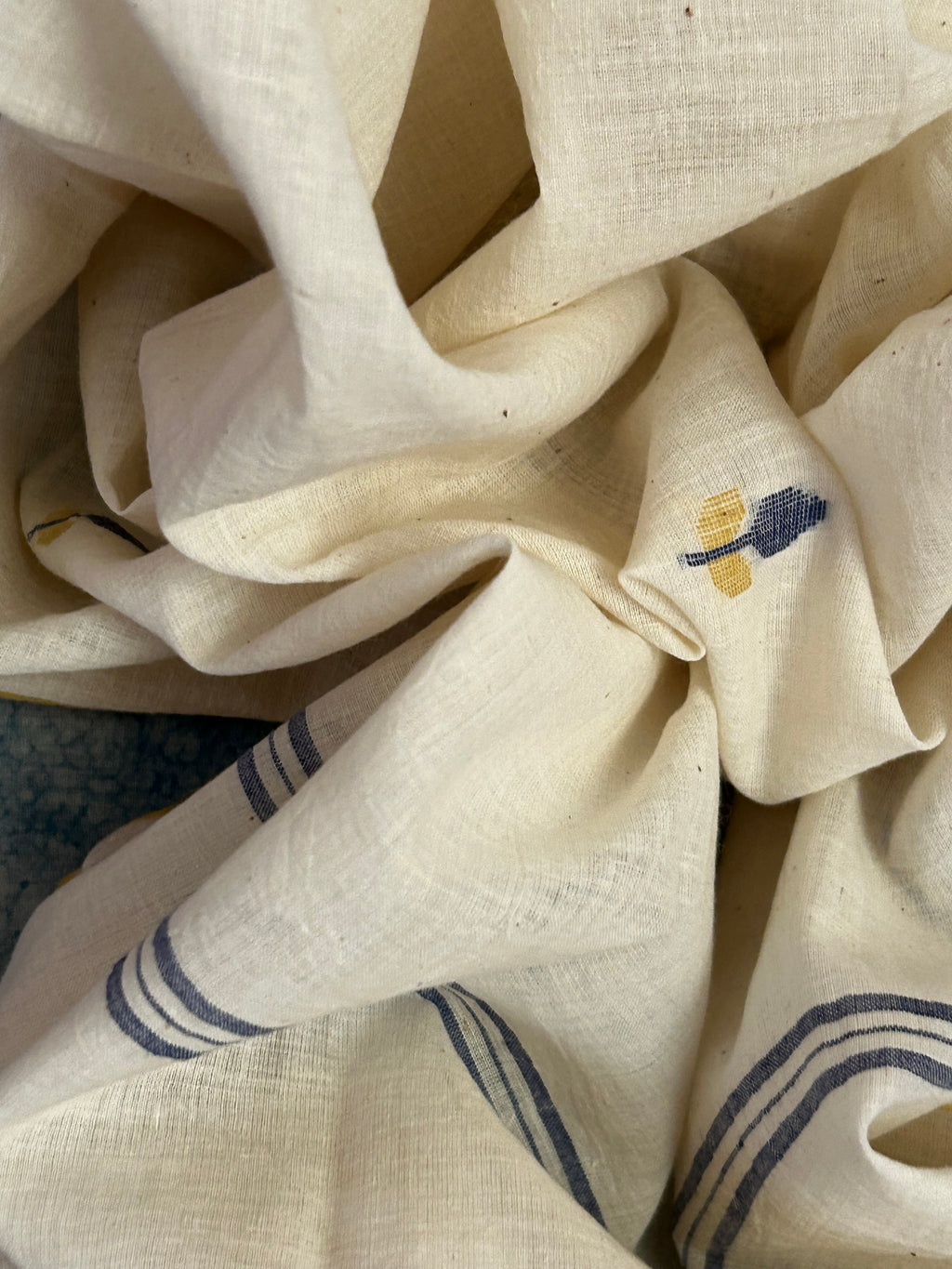 Rosa - Handwoven Bengal Jamdani Kurta Dupatta set