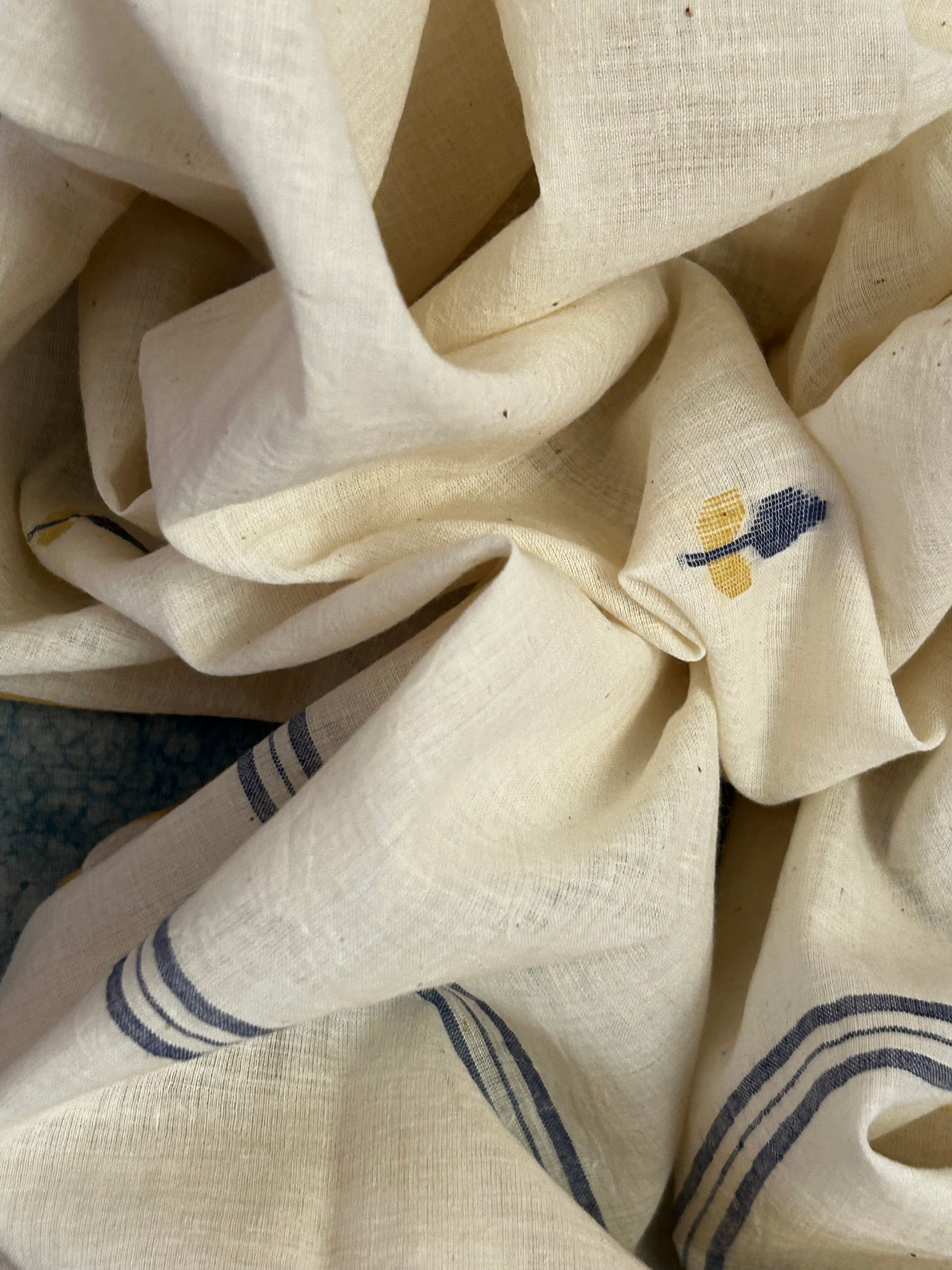 Rosa - Handwoven Bengal Jamdani Kurta Dupatta set