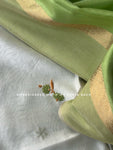 Handwoven Chikankari Work Maheshwari Set