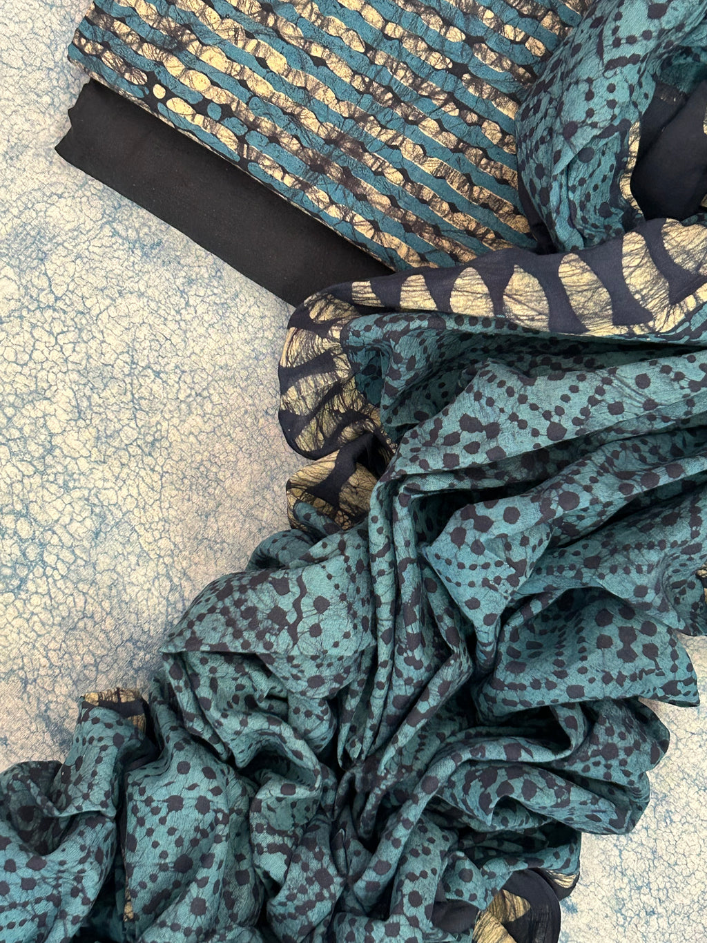 Handblock Batik Cotton Suit