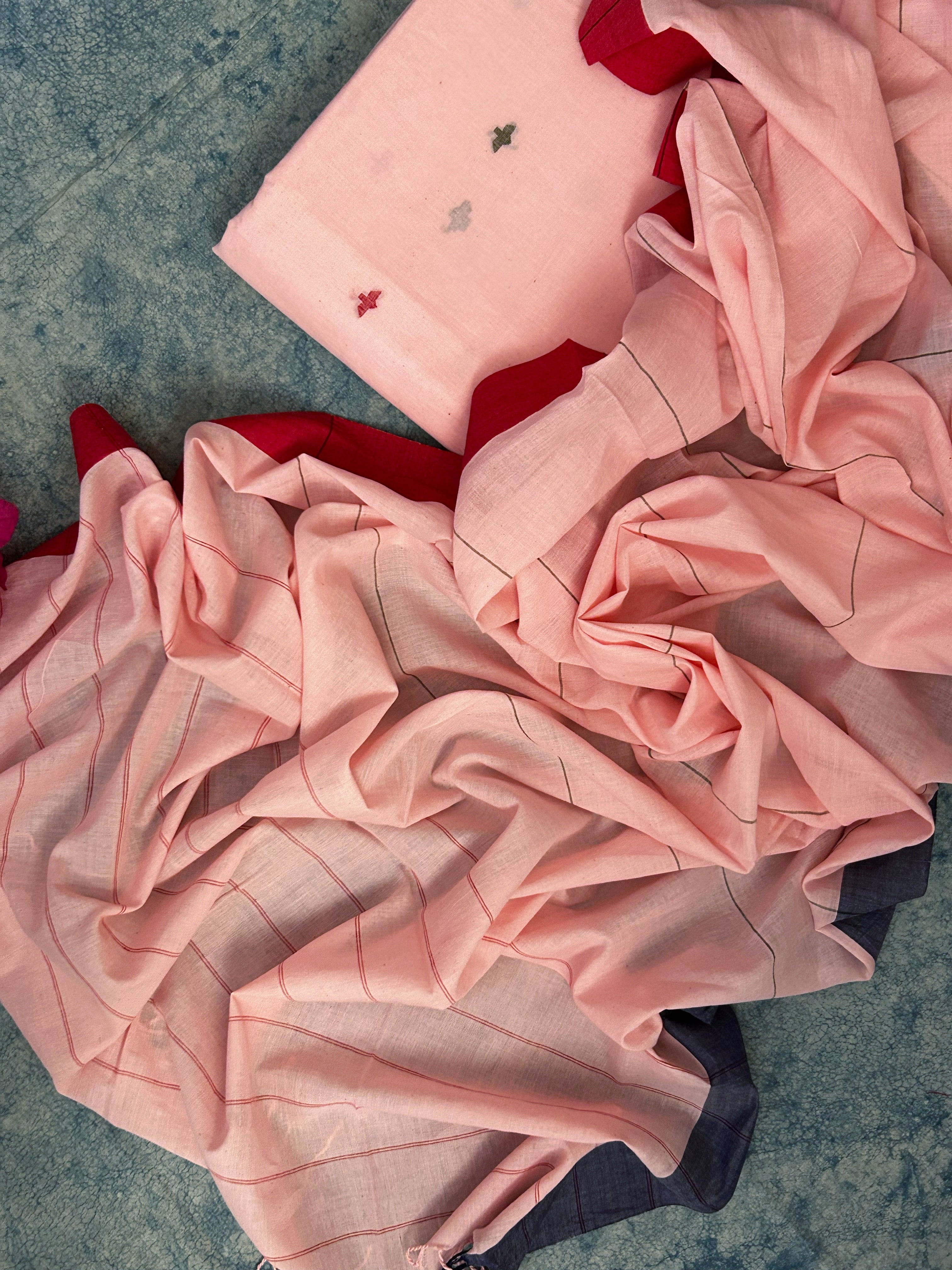 Azalia - Handwoven Bengal Jamdani Kurta Dupatta set