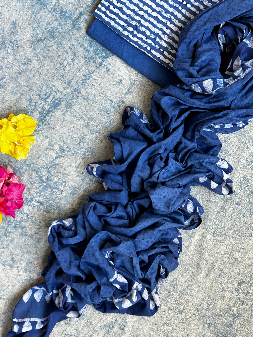 Handblock Batik Cotton Suit