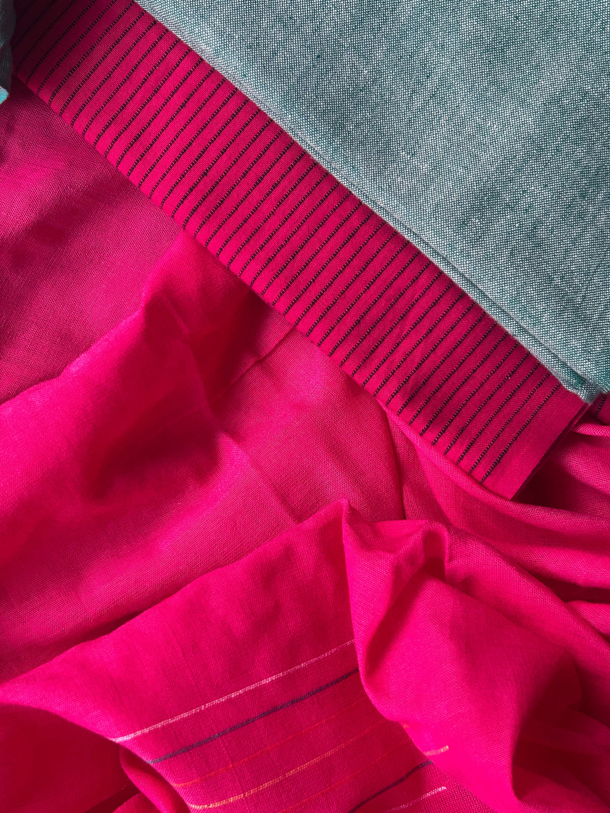 Raagini - Handwoven Telangana cotton and Ilkal Dupatta Set