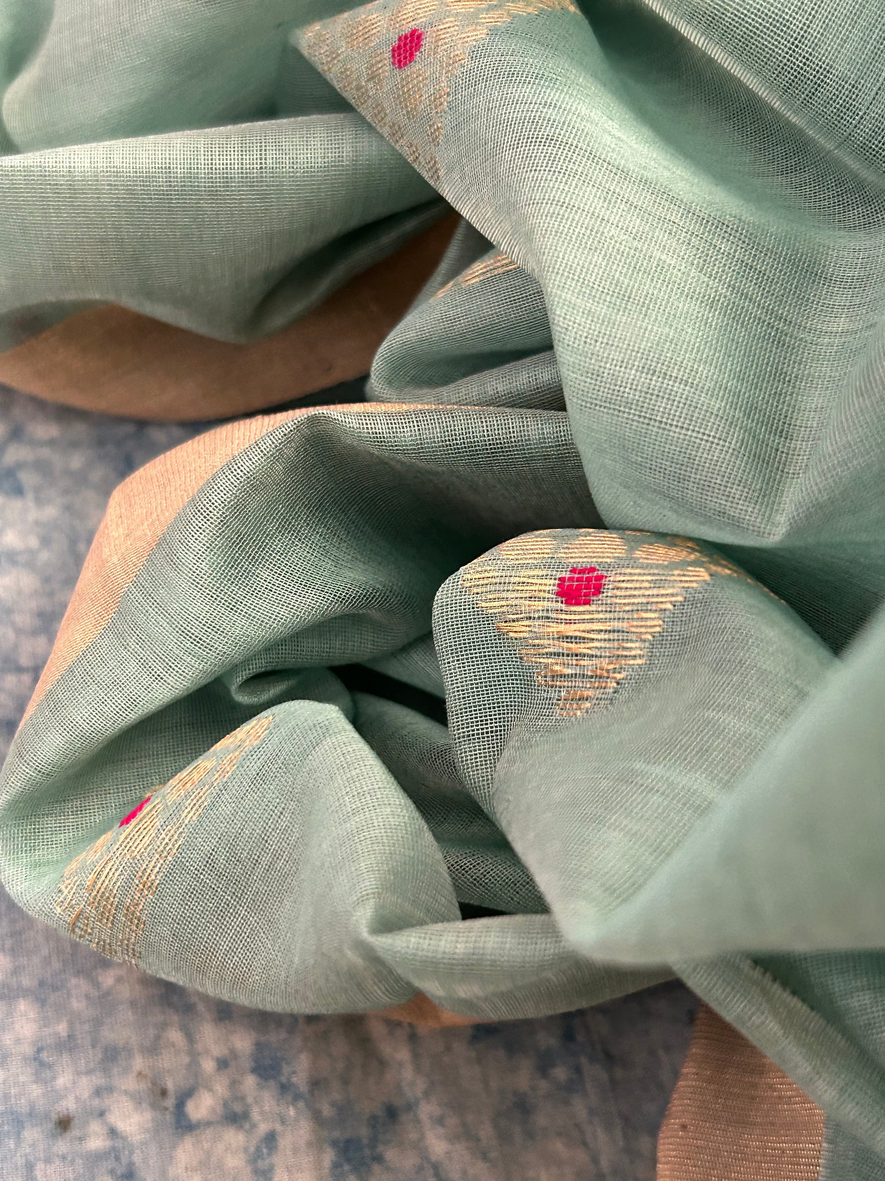 Handwoven Chanderi Kurta Dupatta Set