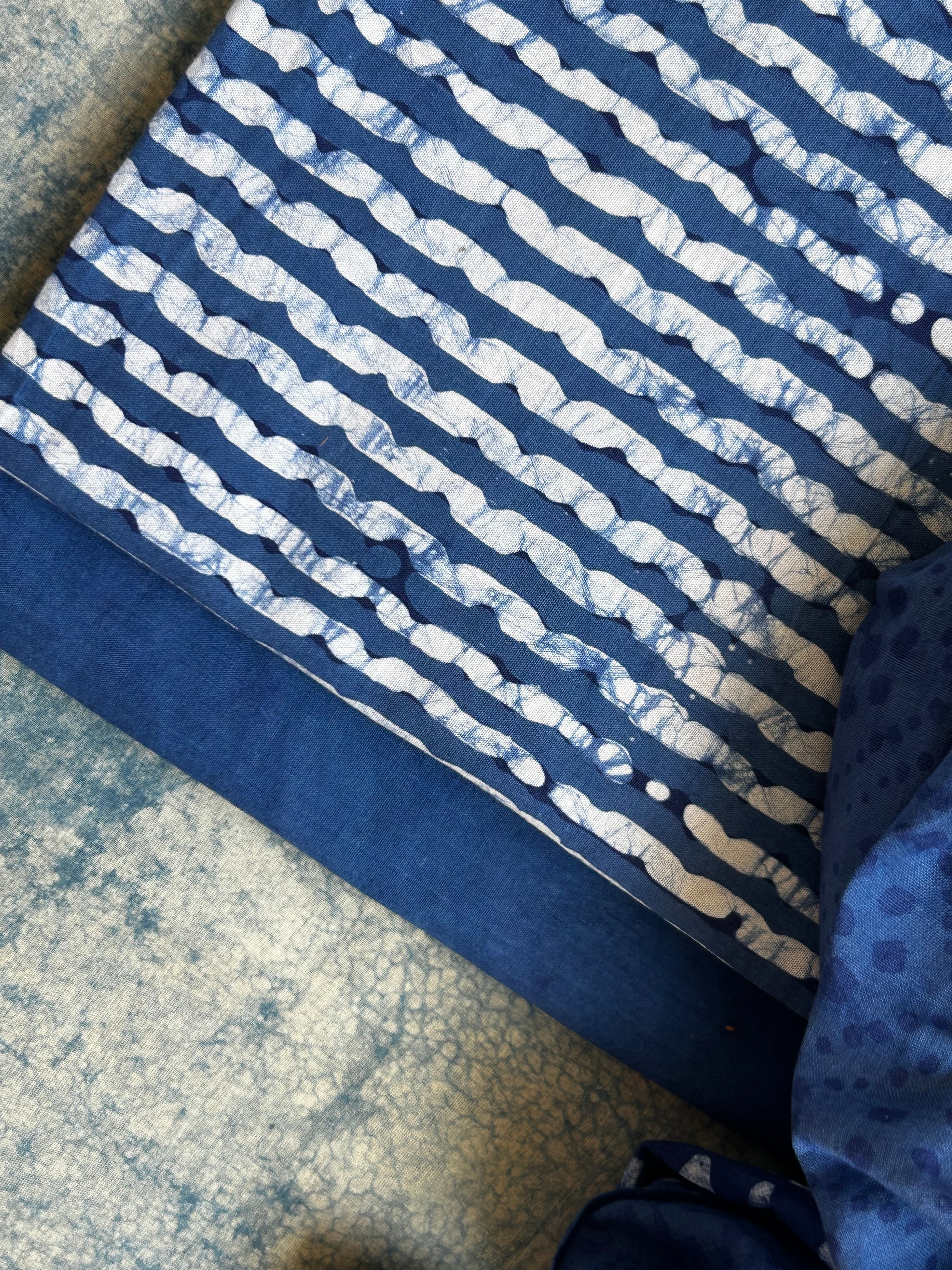Handblock Batik Cotton Suit