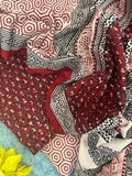 Natural Dyed Bagh Block Print Cotton Suit