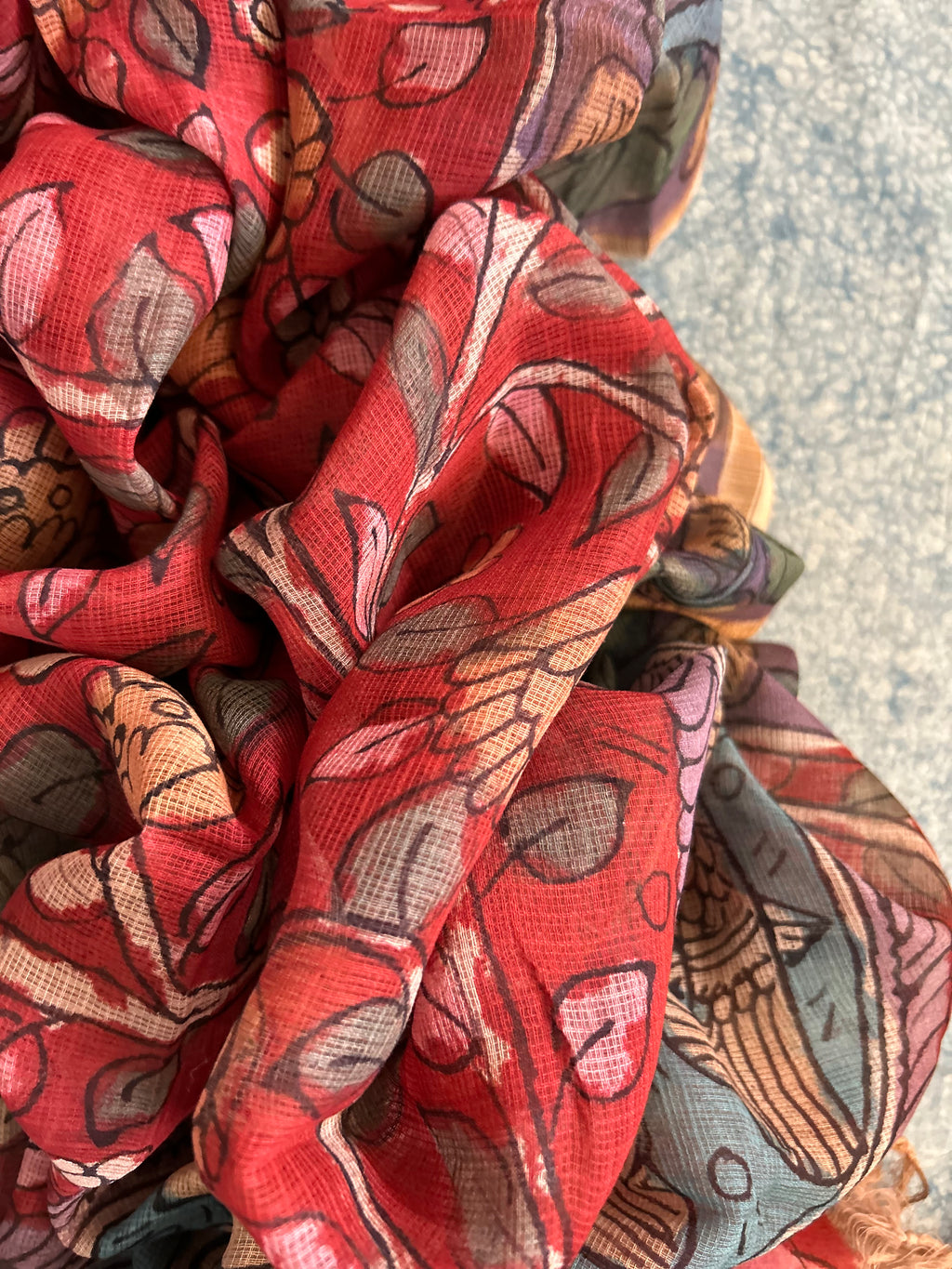 Handwoven Handcrafted Kalamkari Set