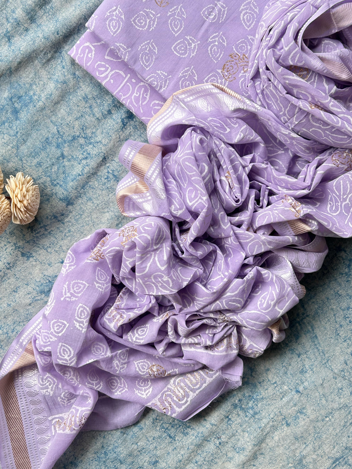 Handblock Azo-free Dye Cotton Suit Set