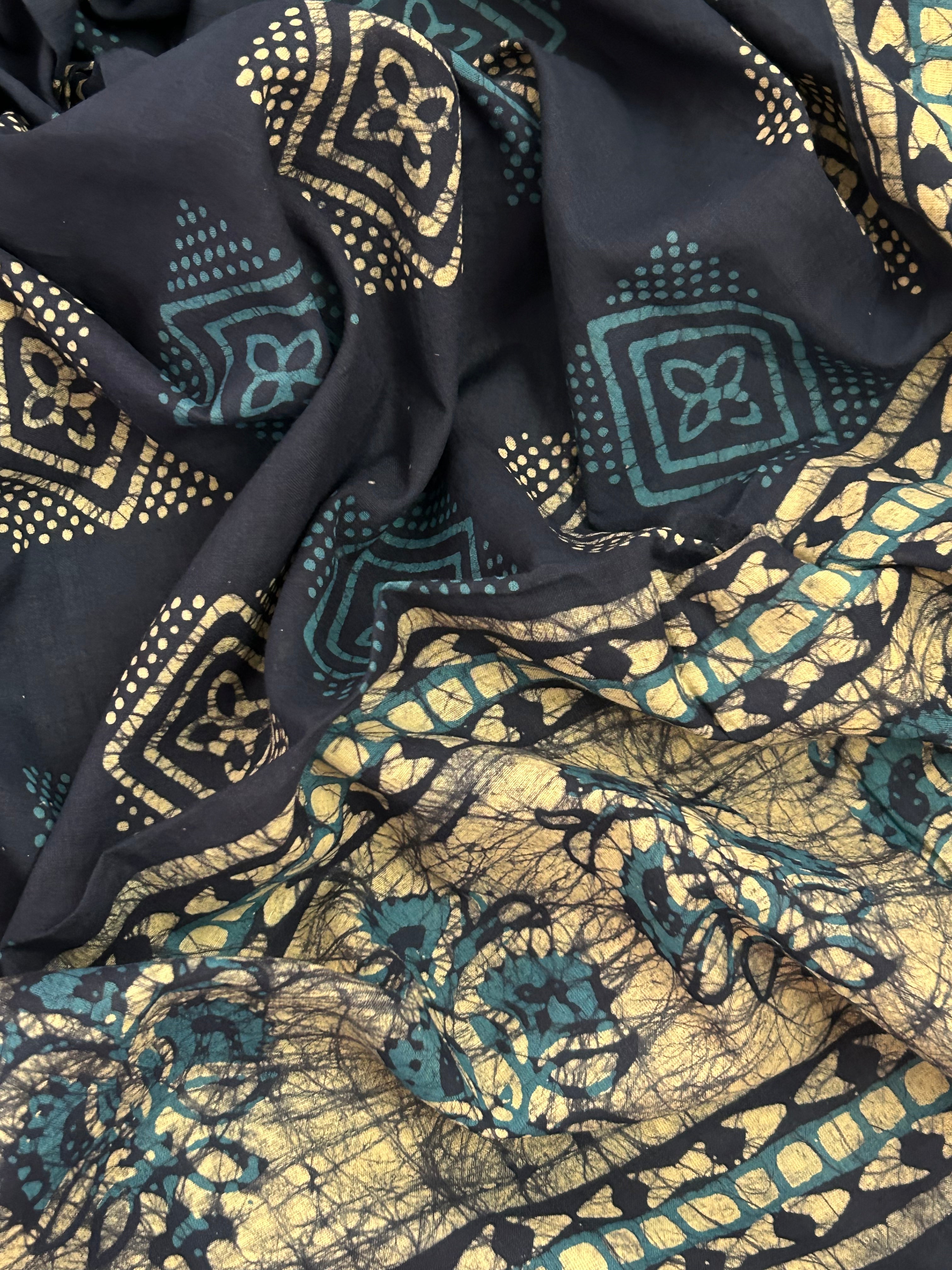 Handblock Batik Cotton Suit