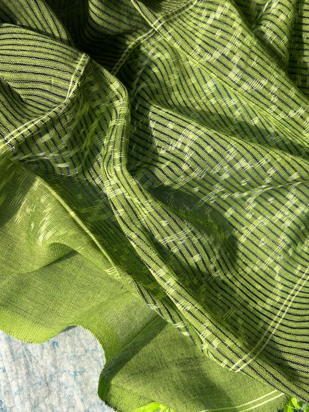 Handwoven Ikat Kurta Dupatta Set