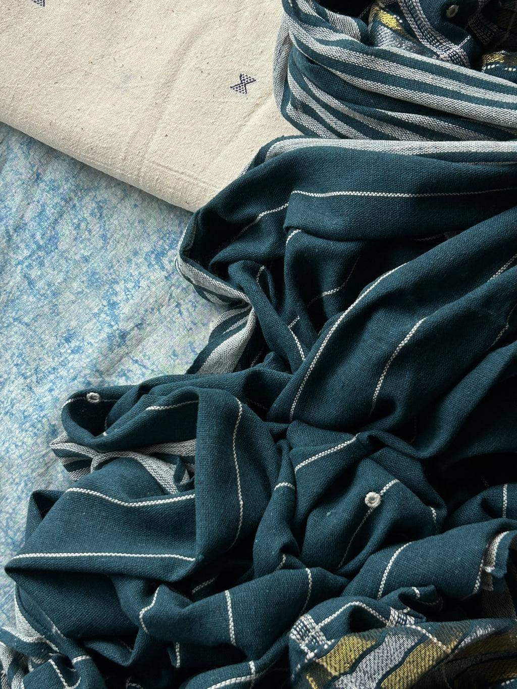Savera - Handwoven Bhujodi Kala Cotton Set