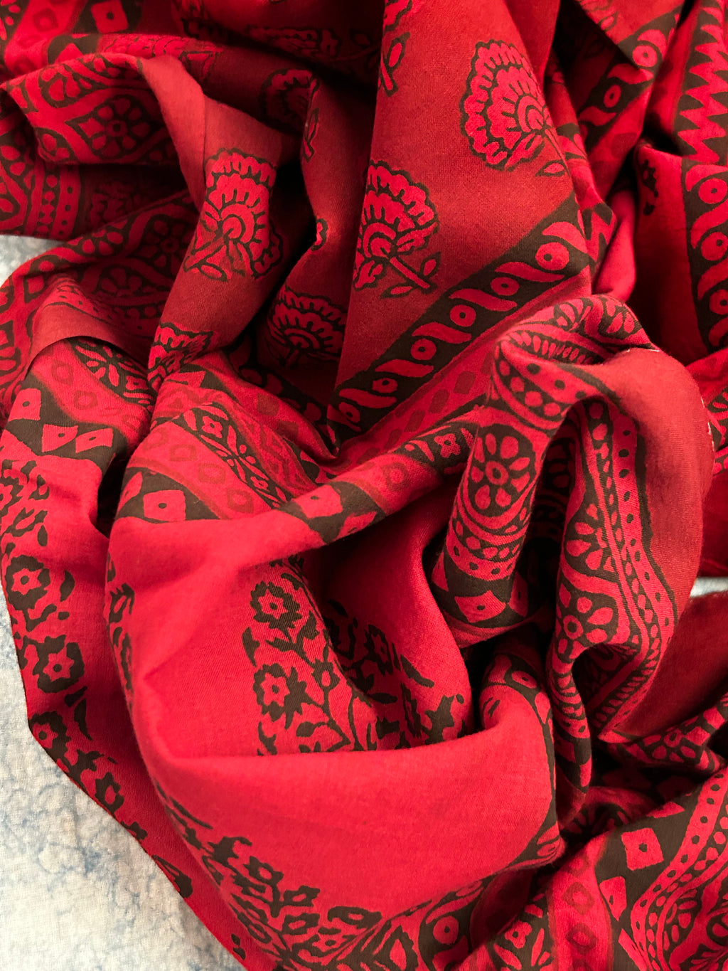 Natural Dyed Bagh Block Print Cotton Suit