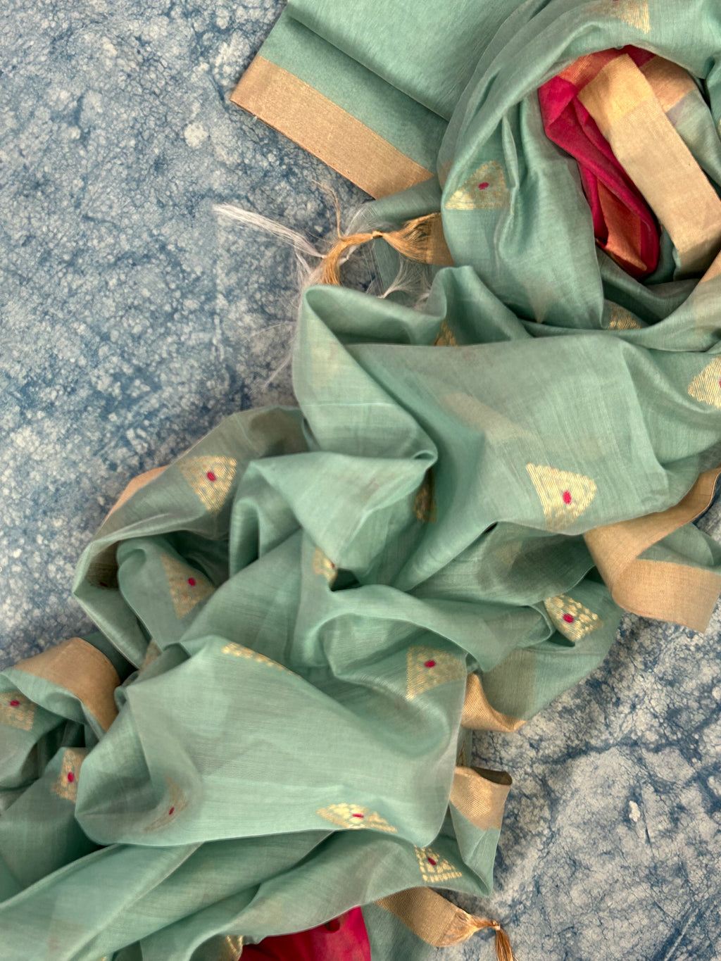 Handwoven Chanderi Kurta Dupatta Set